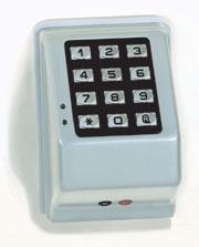 DK3000-MS Keypad 2000 User Codes - Audit Metalic Silver